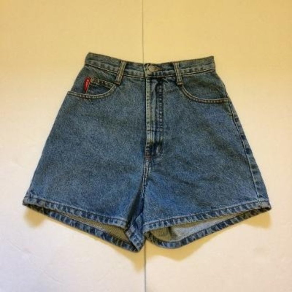 Vintage BONGO Denim High Waist Shorts - Size 1